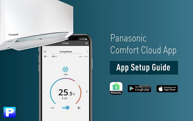 Tính năng thông minh của ứng dụng Panasonic Comfort Cloud Inverter CU/CS-U24ZKH-8 | Shopdieuhoa.com